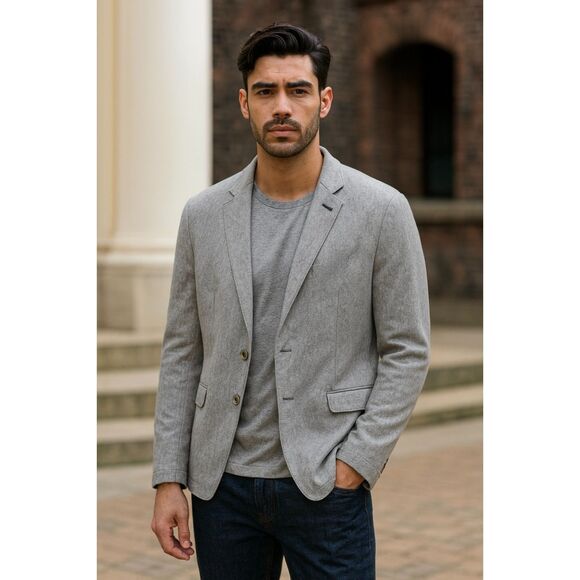 Solid Homme Woo Young Mi Blazer in Gray M NWOT